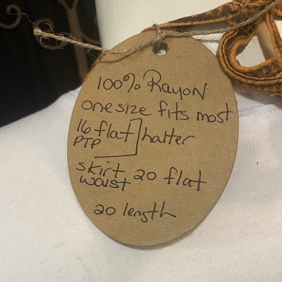 You Are Incredible🤎 Vintage Bronze Wrap Skirt And Halter Set - Picture 5 of 10